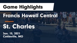 Francis Howell Central  vs St. Charles  Game Highlights - Jan. 15, 2021