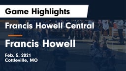 Francis Howell Central  vs Francis Howell  Game Highlights - Feb. 5, 2021