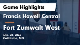 Francis Howell Central  vs Fort Zumwalt West  Game Highlights - Jan. 20, 2023