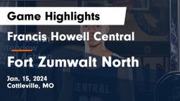 Francis Howell Central  vs Fort Zumwalt North  Game Highlights - Jan. 15, 2024