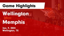 Wellington  vs Memphis  Game Highlights - Jan. 9, 2024
