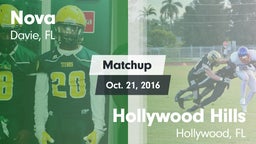 Matchup: Nova  vs. Hollywood Hills  2016