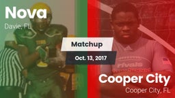Matchup: Nova  vs. Cooper City  2017