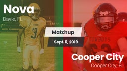 Matchup: Nova  vs. Cooper City  2019