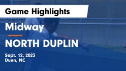Midway  vs NORTH DUPLIN  Game Highlights - Sept. 12, 2023