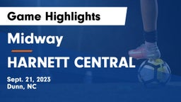Midway  vs HARNETT CENTRAL  Game Highlights - Sept. 21, 2023