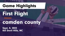 First Flight  vs camden county Game Highlights - Sept. 8, 2022