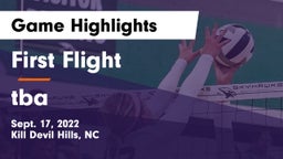 First Flight  vs tba Game Highlights - Sept. 17, 2022