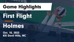 First Flight  vs Holmes Game Highlights - Oct. 10, 2023
