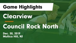 Clearview  vs Council Rock North  Game Highlights - Dec. 30, 2019