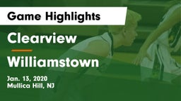 Clearview  vs Williamstown  Game Highlights - Jan. 13, 2020