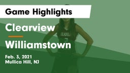Clearview  vs Williamstown  Game Highlights - Feb. 3, 2021