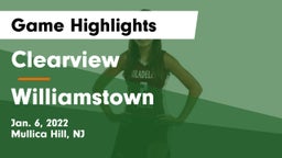 Clearview  vs Williamstown  Game Highlights - Jan. 6, 2022