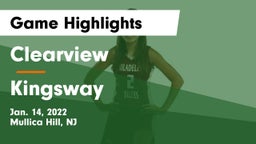 Clearview  vs Kingsway  Game Highlights - Jan. 14, 2022