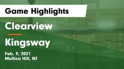 Clearview  vs Kingsway  Game Highlights - Feb. 9, 2021