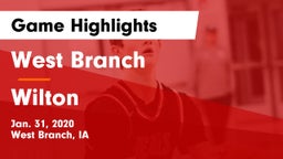 West Branch  vs Wilton  Game Highlights - Jan. 31, 2020