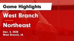 West Branch  vs Northeast  Game Highlights - Dec. 4, 2020