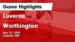 Luverne  vs Worthington  Game Highlights - Dec. 21, 2023