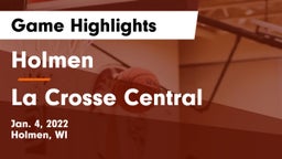Holmen  vs La Crosse Central  Game Highlights - Jan. 4, 2022