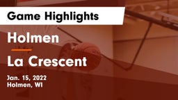 Holmen  vs La Crescent  Game Highlights - Jan. 15, 2022