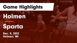 Holmen  vs Sparta  Game Highlights - Dec. 8, 2023