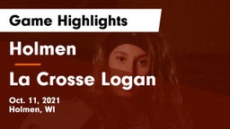 Holmen  vs La Crosse Logan Game Highlights - Oct. 11, 2021