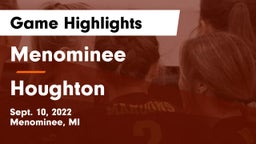 Menominee  vs Houghton  Game Highlights - Sept. 10, 2022