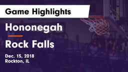 Hononegah  vs Rock Falls  Game Highlights - Dec. 15, 2018