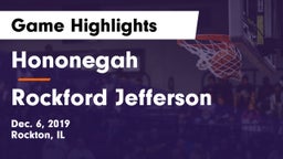 Hononegah  vs Rockford Jefferson Game Highlights - Dec. 6, 2019