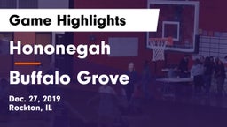 Hononegah  vs Buffalo Grove  Game Highlights - Dec. 27, 2019