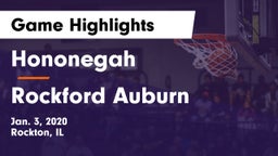 Hononegah  vs Rockford Auburn Game Highlights - Jan. 3, 2020