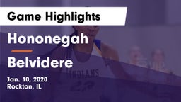 Hononegah  vs Belvidere  Game Highlights - Jan. 10, 2020