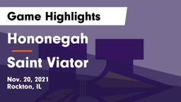 Hononegah  vs Saint Viator  Game Highlights - Nov. 20, 2021