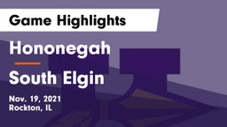 Hononegah  vs South Elgin  Game Highlights - Nov. 19, 2021