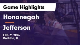 Hononegah  vs Jefferson  Game Highlights - Feb. 9, 2023