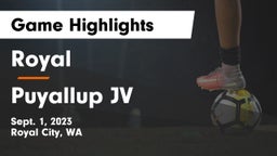 Royal  vs Puyallup  JV Game Highlights - Sept. 1, 2023