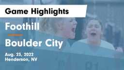 Foothill  vs Boulder City  Game Highlights - Aug. 23, 2022