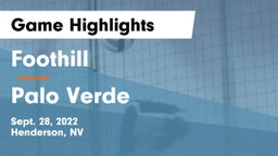 Foothill  vs Palo Verde Game Highlights - Sept. 28, 2022