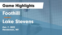 Foothill  vs Lake Stevens  Game Highlights - Oct. 7, 2022