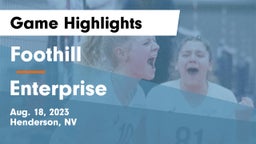 Foothill  vs Enterprise Game Highlights - Aug. 18, 2023