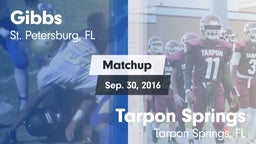 Matchup: Gibbs  vs. Tarpon Springs  2016