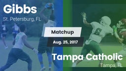 Matchup: Gibbs  vs. Tampa Catholic  2017