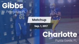 Matchup: Gibbs  vs. Charlotte  2017