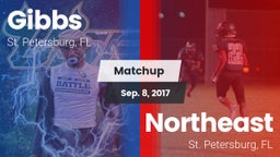Matchup: Gibbs  vs. Northeast  2017