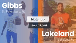 Matchup: Gibbs  vs. Lakeland  2017