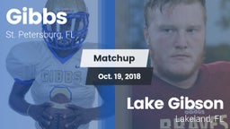 Matchup: Gibbs  vs. Lake Gibson  2018