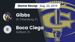 Recap: Gibbs  vs. Boca Ciega  2019