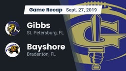 Recap: Gibbs  vs. Bayshore  2019