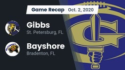 Recap: Gibbs  vs. Bayshore  2020