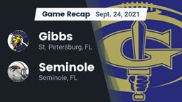 Recap: Gibbs  vs. Seminole  2021